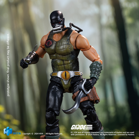 HIYA Toys: EXQUISITE MINI Series – 1/18 Scale G.I. Joe Croc Master & Fiona Action Figure Set