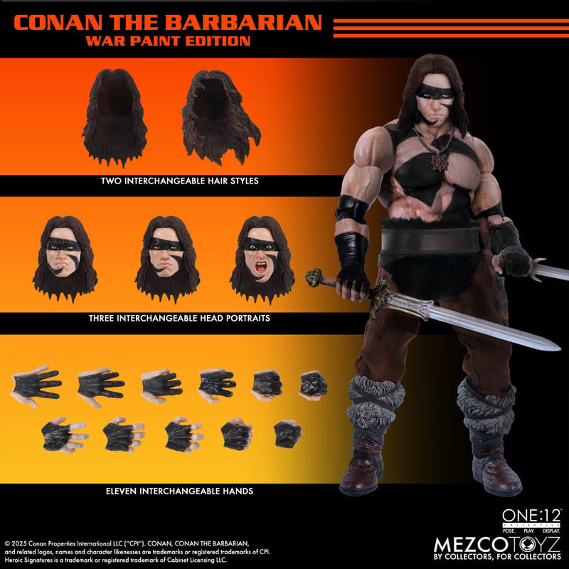 Mezco Toyz: One:12 Collective – Conan the Barbarian (1982): War Paint Edition