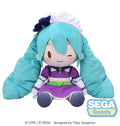 Sega Vocaloid Fuwa Petit Hatsune Miku (Love and Berry Dress Up and Dance! Sparkly Purple) Large Plush