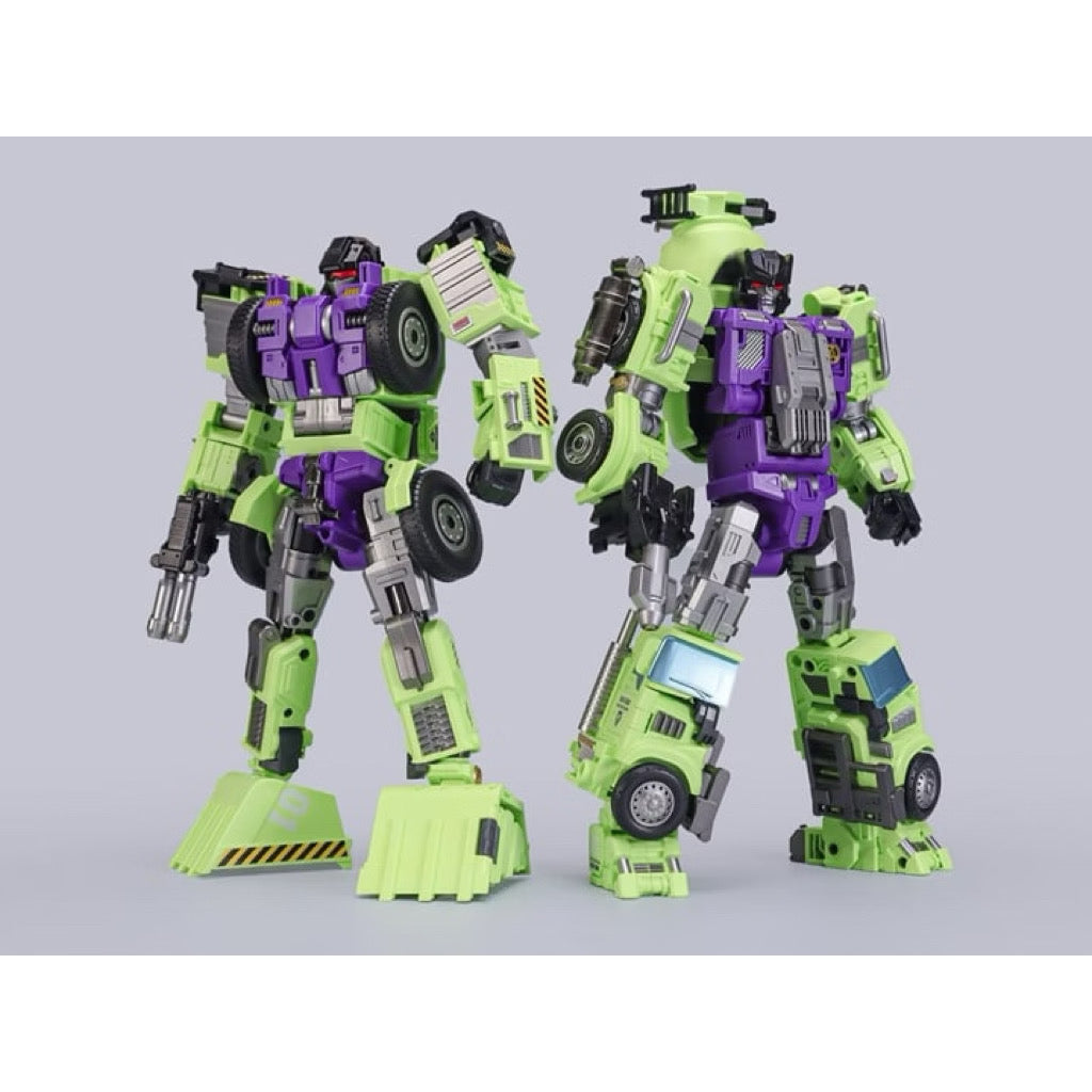 Mecha Invasion: Giant Legion (Heavy Builder Series) – GLA-01 & GLA-02 Figure Set (Mixmaster & Scrapper)