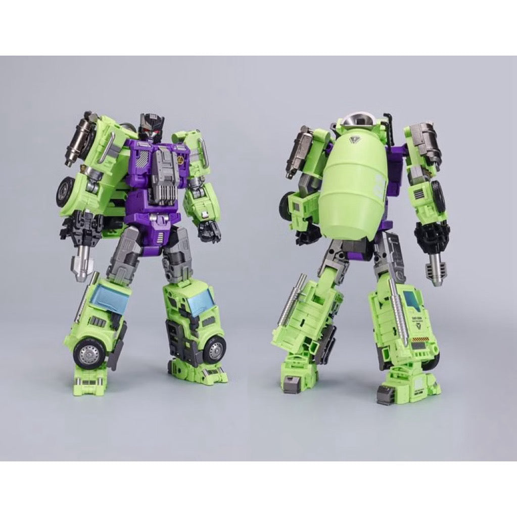 Mecha Invasion: Giant Legion (Heavy Builder Series) – GLA-01 & GLA-02 Figure Set (Mixmaster & Scrapper)