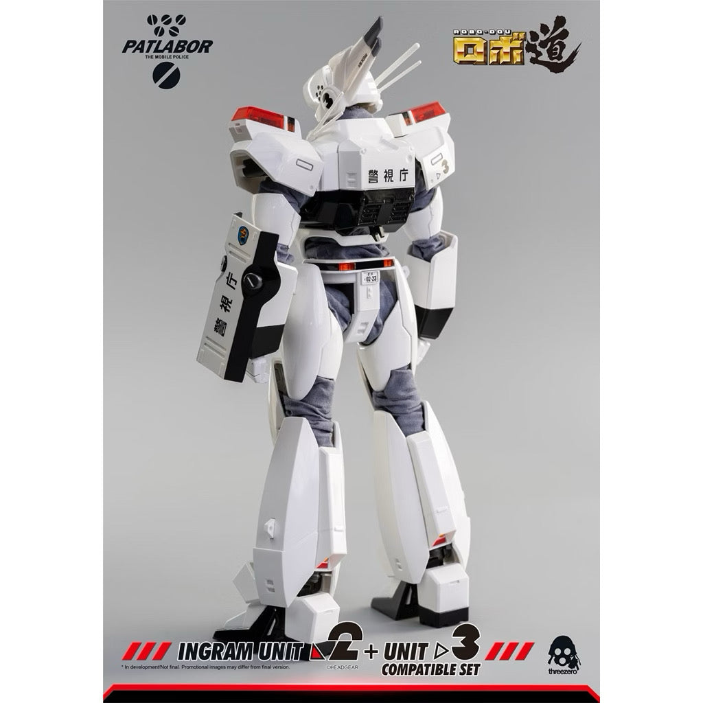 (Reissue) ThreeZero Mobile Police Patlabor ROBO-DOU Ingram Unit 2 + Unit 3 Compatible Set