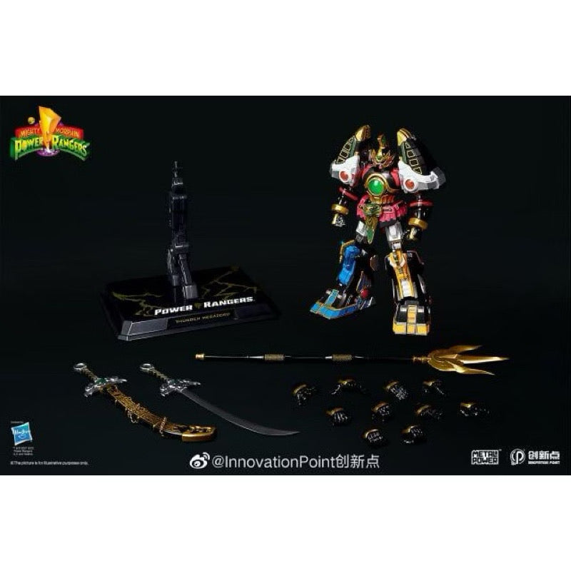 Innovation Point Mighty Morphin Hasbro Power Rangers Metal Power Thunder Megazord Figure