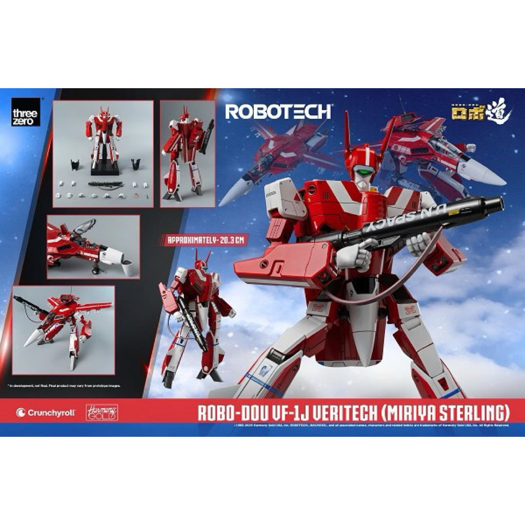 ThreeZero Robotech Robo-Dou VF-1J Veritech (Miriya Sterling)