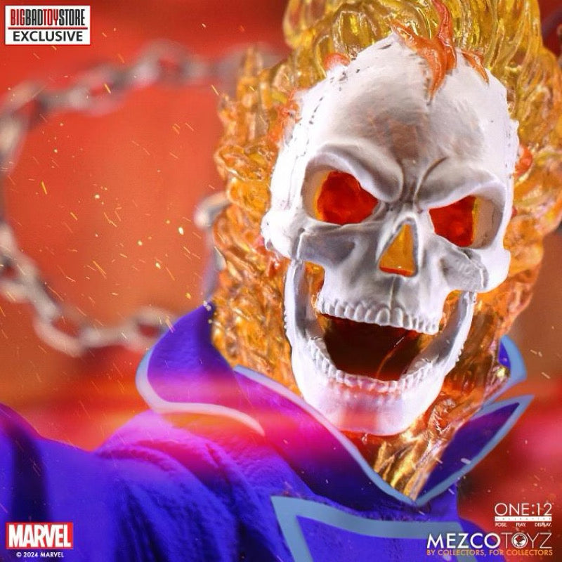 Mezco Toyz Ghost Rider One:12 Collective Marvel's Ghost Rider & Hell Cycle (Vengeance Edition) BBTS Exclusive Set