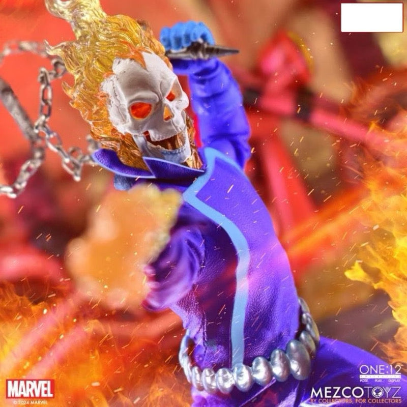Mezco Toyz Ghost Rider One:12 Collective Marvel's Ghost Rider & Hell Cycle (Vengeance Edition) BBTS Exclusive Set