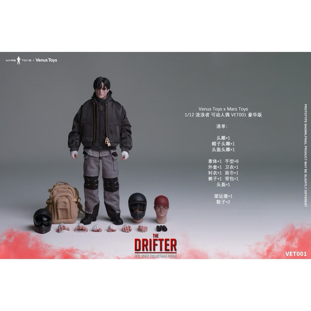 Venus Toys x Mars Toys 1/12 THE DRIFTER Action Figure VET001 Deluxe Edition