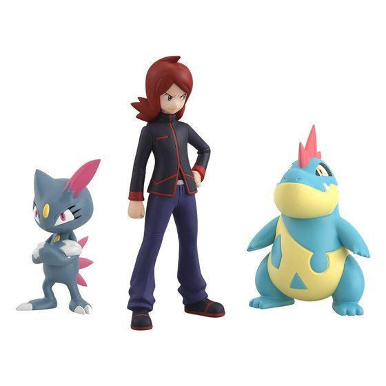 Bandai Pokémon Scale World – Johto Region: Silver & Croconaw & Sneasel