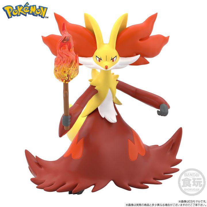Bandai Pokémon Scale World – Kalos Region: Calem & Chesnaught & Delphox