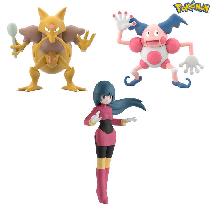 Bandai Pokémon Scale World – Kanto Region: Sabrina & Kadabra & Mr. Mime
