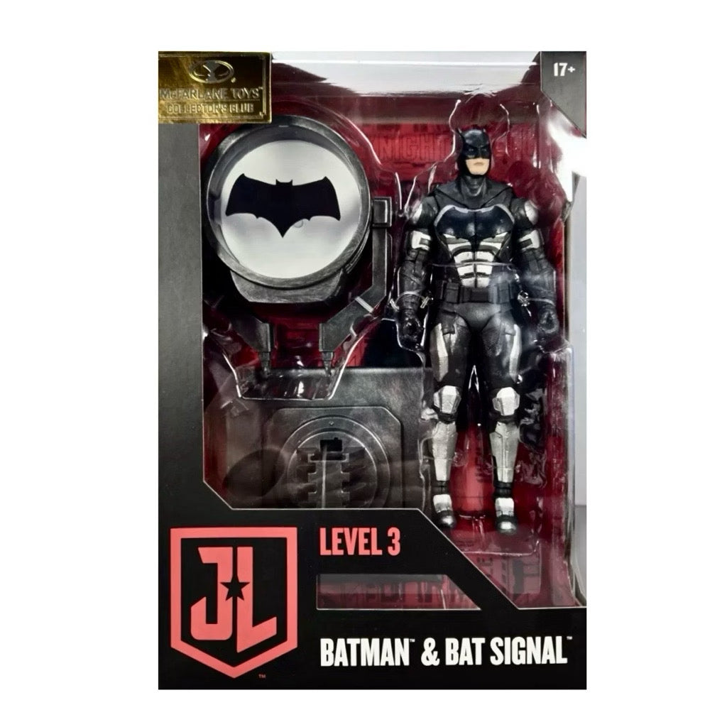 McFarlane - Justice League - Level 3 Batman & Bat Signal