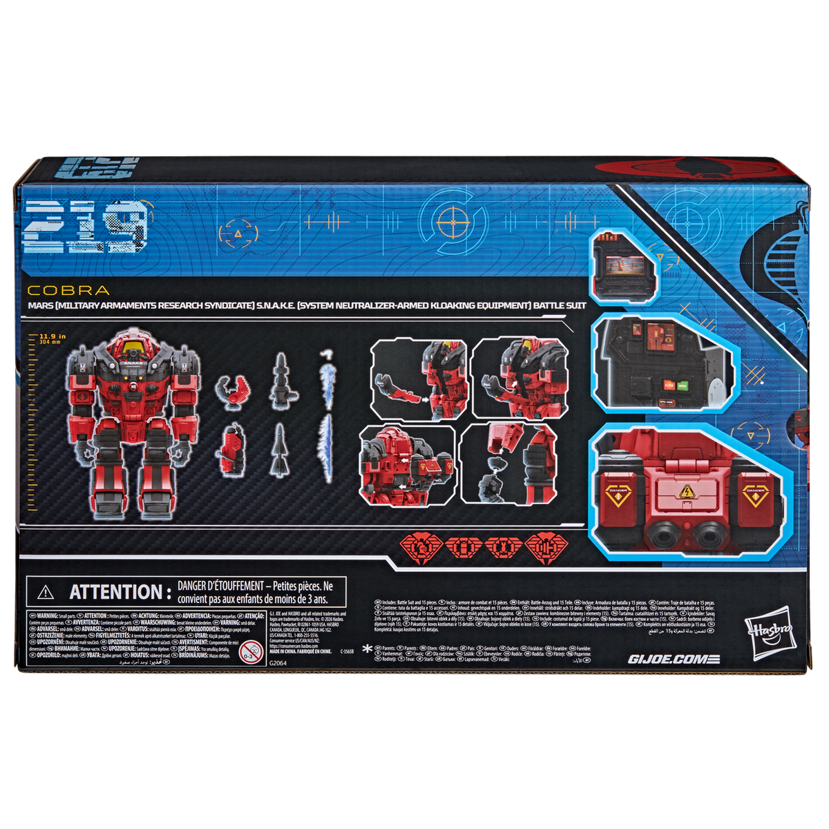 G.I. Joe Classified Series #219, M.A.R.S. (Military Armaments Research Syndicate) S.N.A.K.E. (System Neutralizer-Armed Kloaking Equipment) Battle Suit