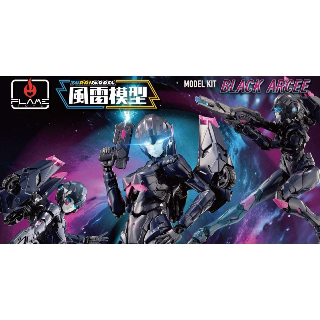 Flame Toys Transformers Black Arcee Furai Model Kit