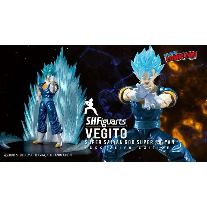 Bandai SHF S.H.Figuarts NYCC SUPER SAIYAN GOD SUPER SAIYAN VEGITO -Exclusive Edition-