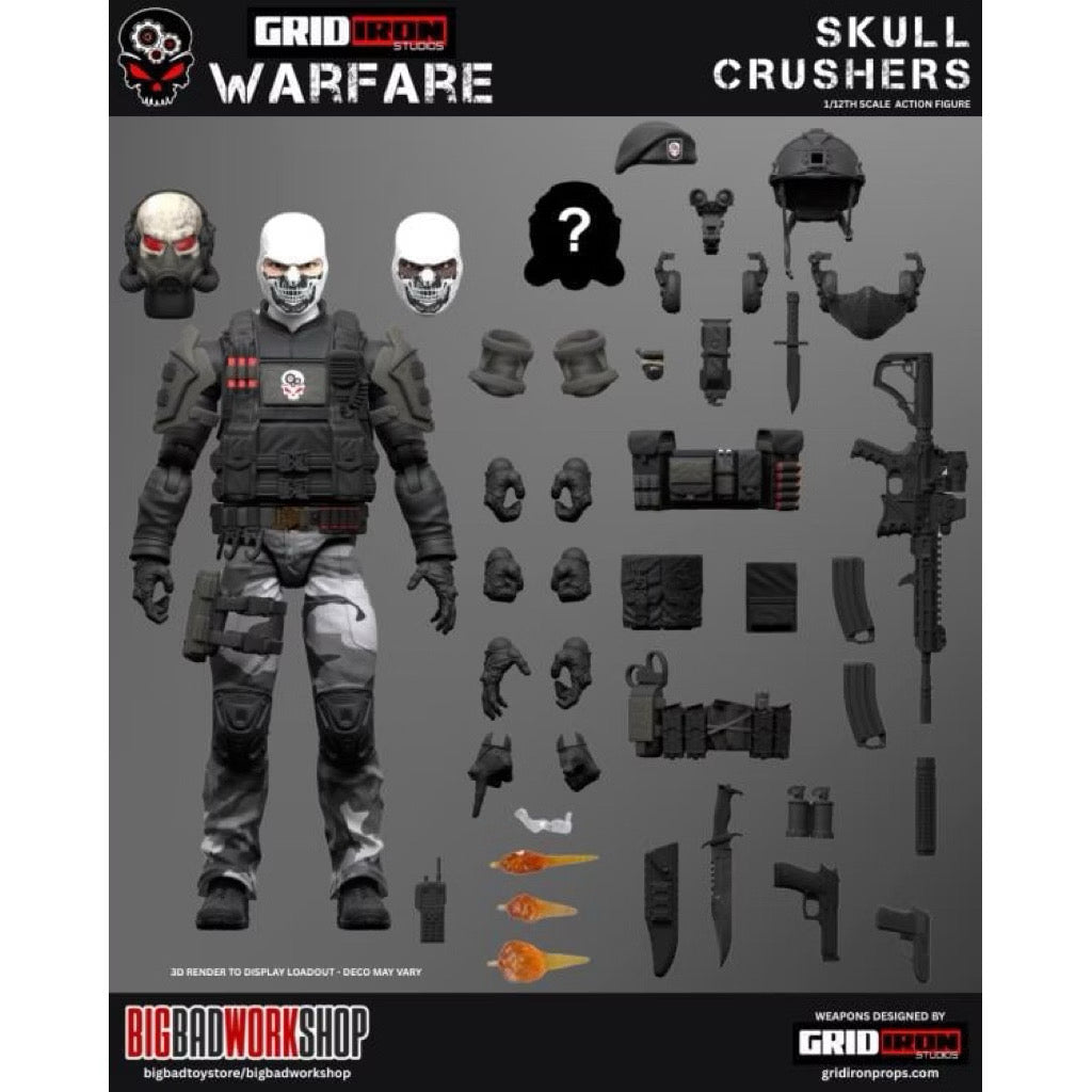 BigBadWorkShop x Gridiron Studios: Gridiron Warfare – Skull Crushers 1/12 Scale Action Figure