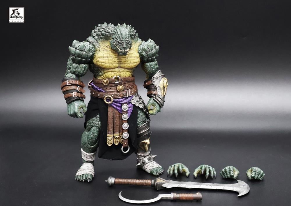 Xesray Combatants Fight For Glory Tukhoris Sobek's Jaws 1/12 Scale Action Figure