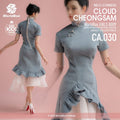 Worldbox CA030 1/6 New Chinese Style Denim Cloud Gauze Qipao Outfit (Shoes Not Included)