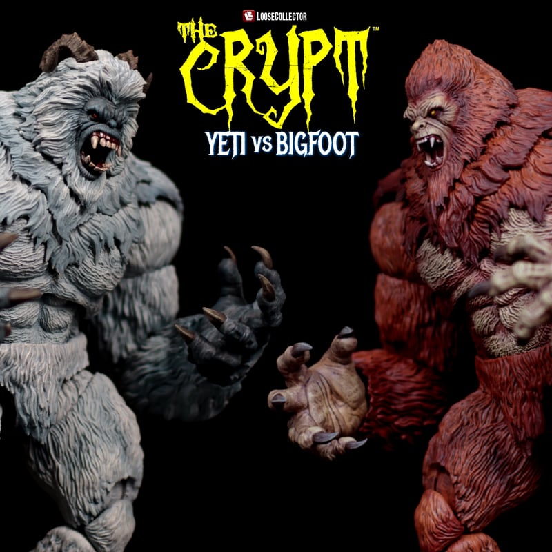 LooseCollector's The Crypt : Bigfoot vs Yeti