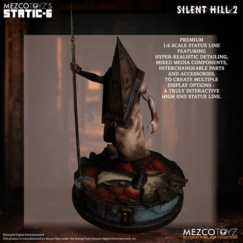 Mezco Toyz: Static-6 – Silent Hill 2 Red Pyramid Thing 1:6 Scale Statue