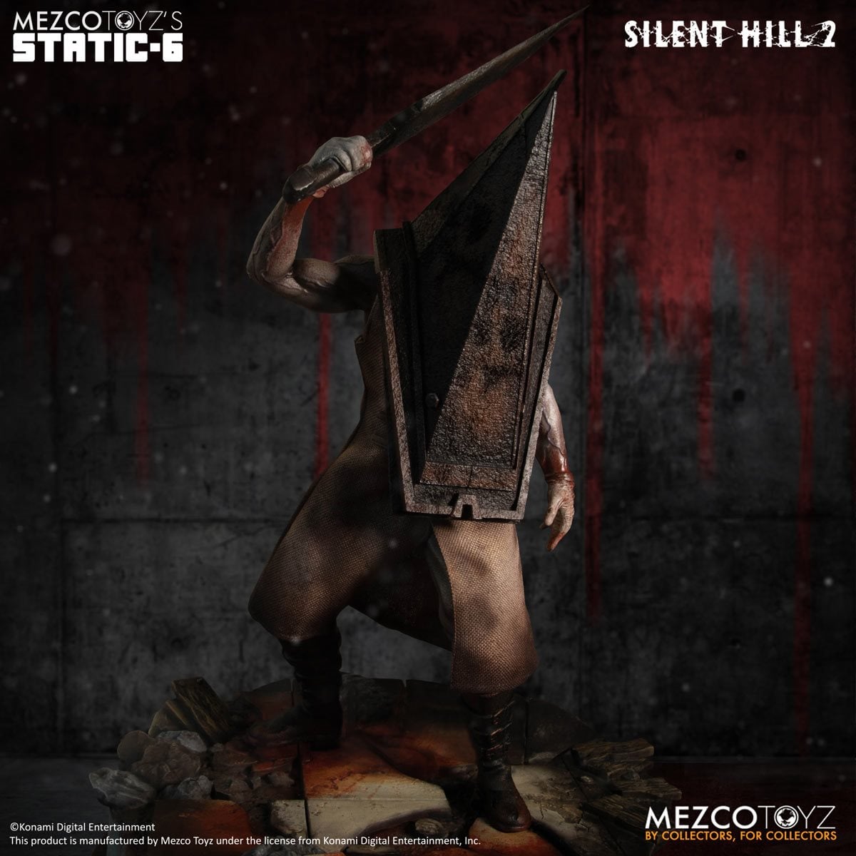 Mezco Toyz: Static-6 – Silent Hill 2 Red Pyramid Thing 1:6 Scale Statue