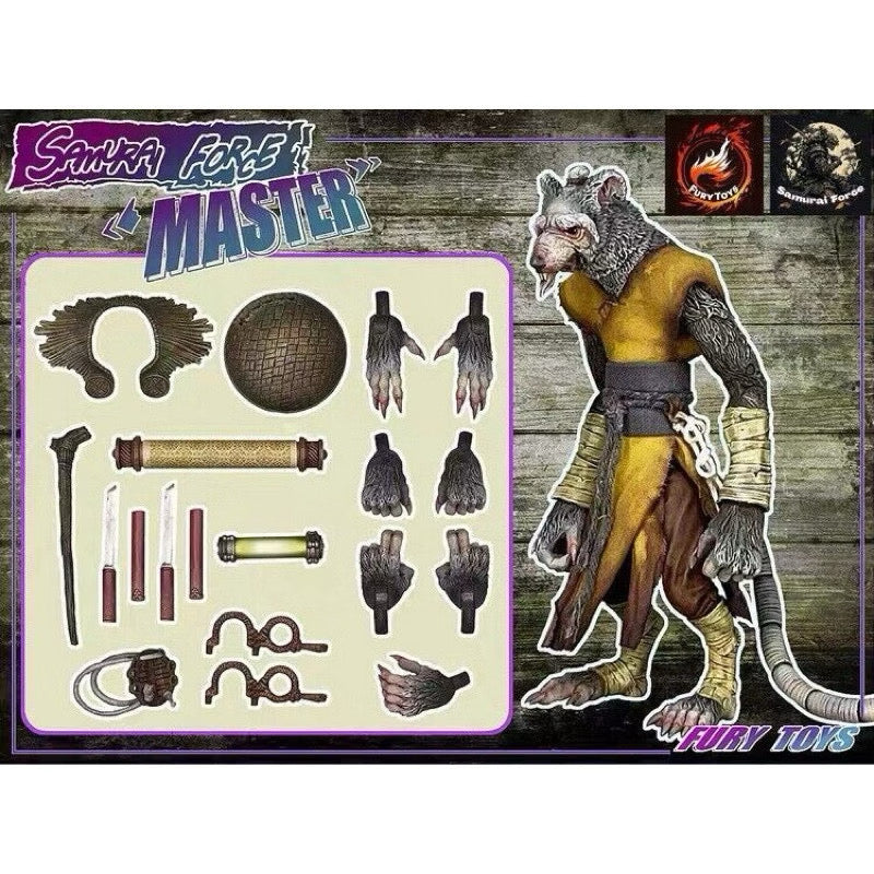 Fury Toys 1/12 Samurai Force TMNT Master Action Figure Wave 2