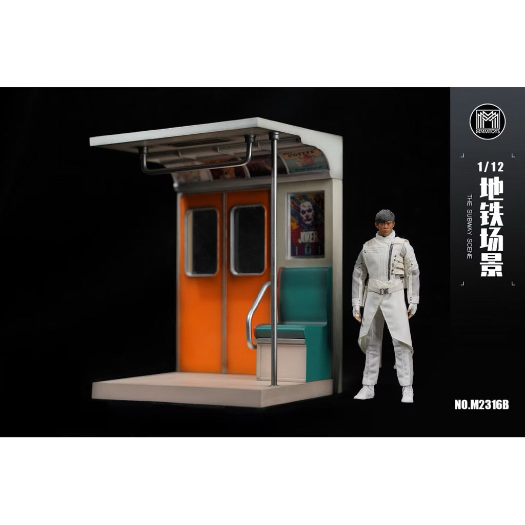 MMM Toys 1/12 Scale Subway Car Interior Scene M2316 A/B
