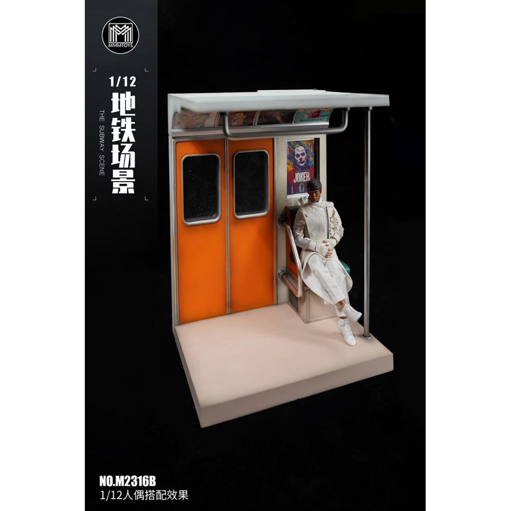 MMM Toys 1/12 Scale Subway Car Interior Scene M2316 A/B