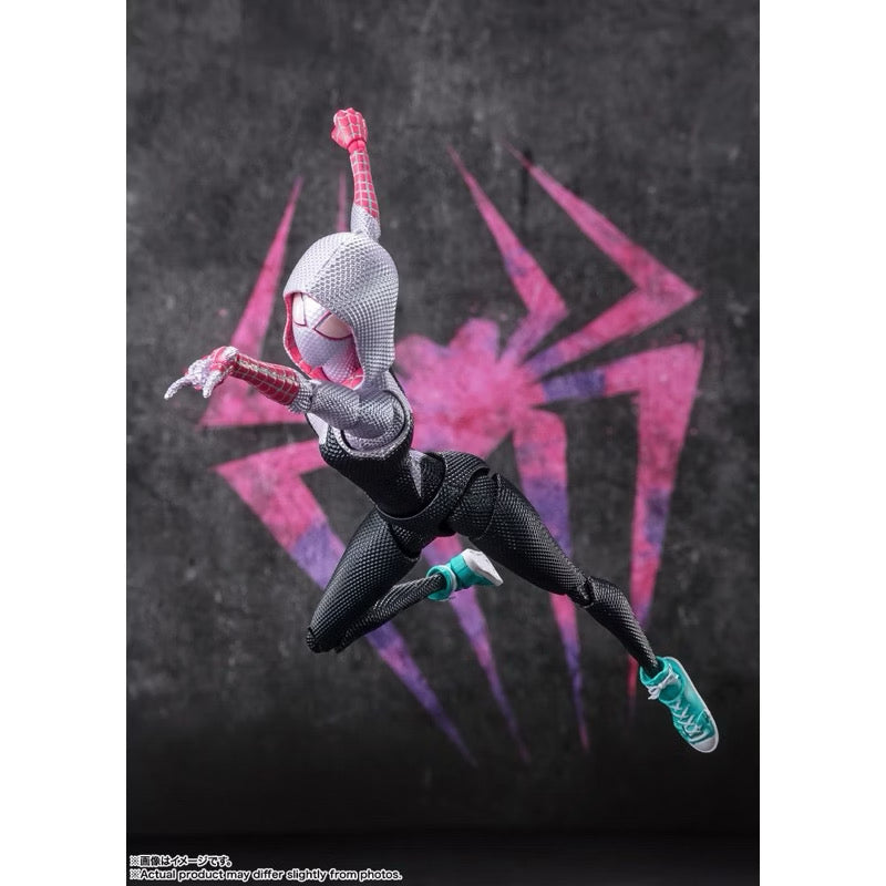 Bandai SHF S.H.Figuarts Spider-Man Miles Morales & Gwen Across the Spider-Verse 1610 ROOFTOP VER