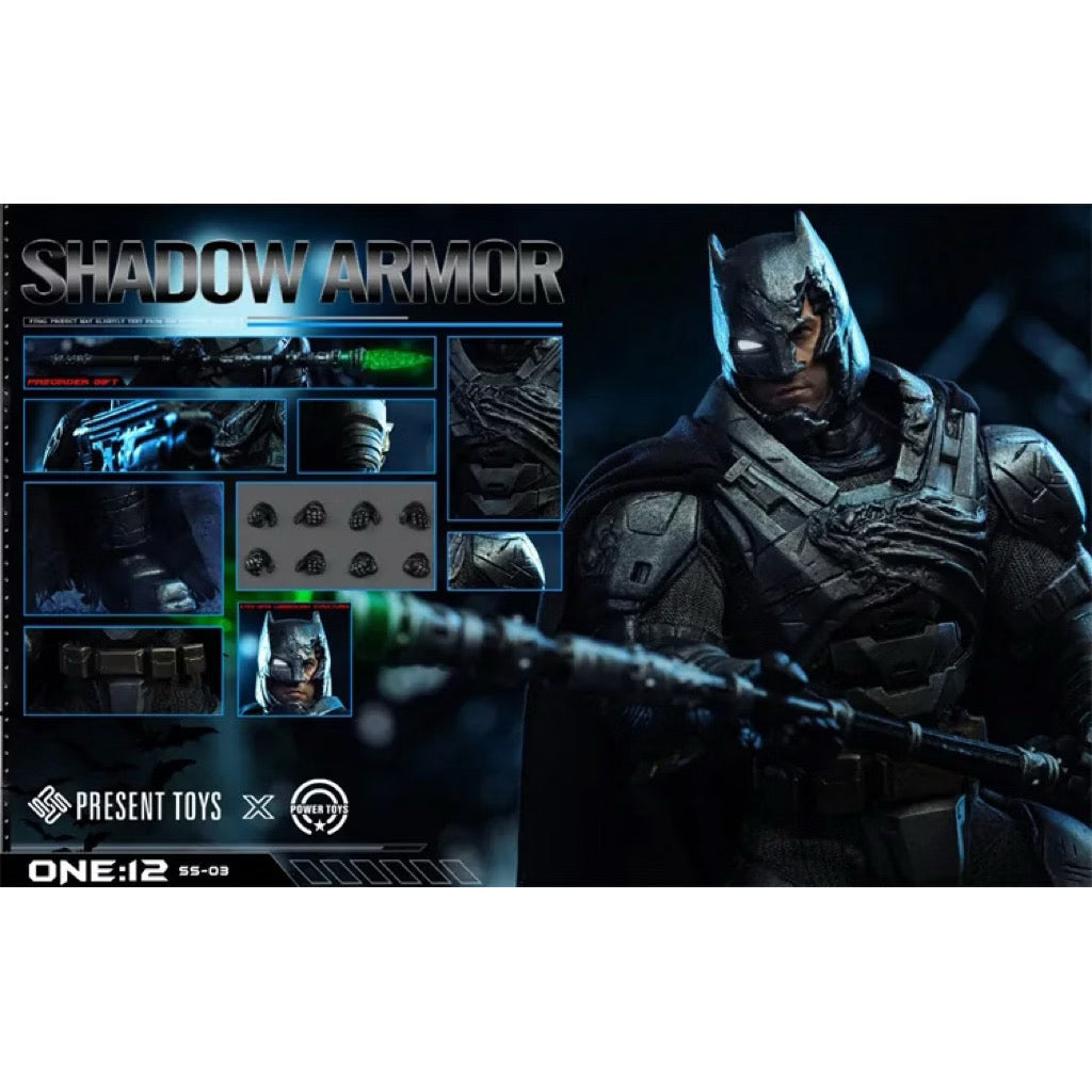 PRESENT TOYS x POWER TOYS 1/12 Shadow Armor Action Figure