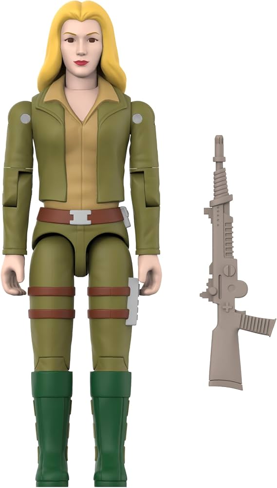 Super7 Reaction+ G.I. Joe Cover Girl (Blonde) - 3.75" G.I. Joe Action Figure