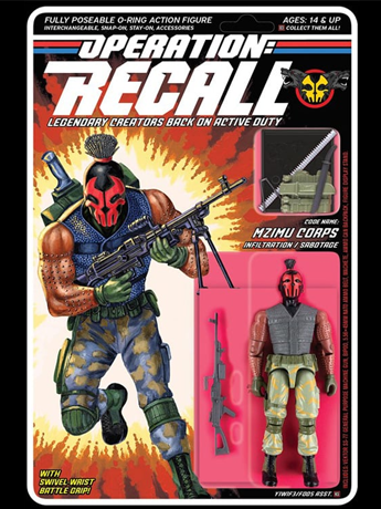 Operation: Recall Wave 1 Mzimu Corps (Pecan Ver.) Action Figure