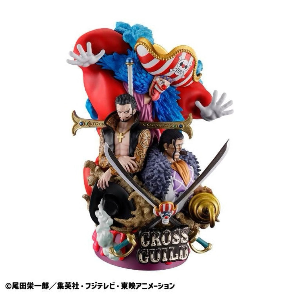 Megahouse One Piece Petitrama DX Log Box Rebirth Vol. 3 Cross Guild Figure