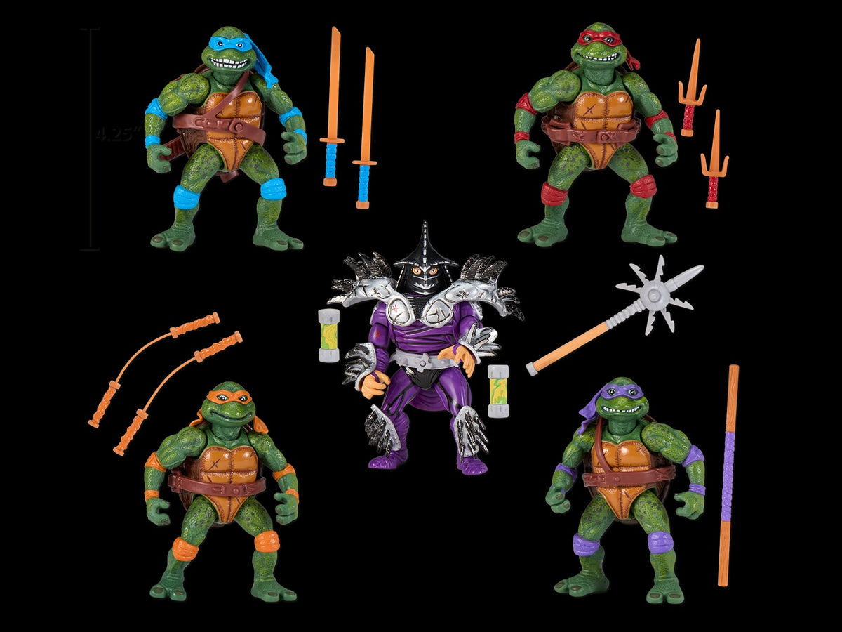 Re-Release Playmates Toys TMNT Movie 5 Pack & 1988 Classic Figures
