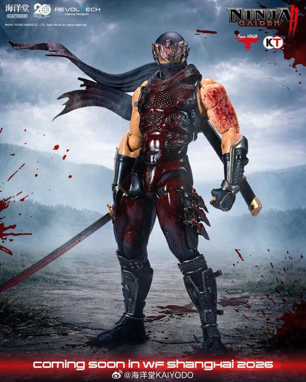 WonderFest 2026 Convention Exclusive Revoltech Amazing Yamaguchi Ninja Gaiden Bloodstained Ver.
