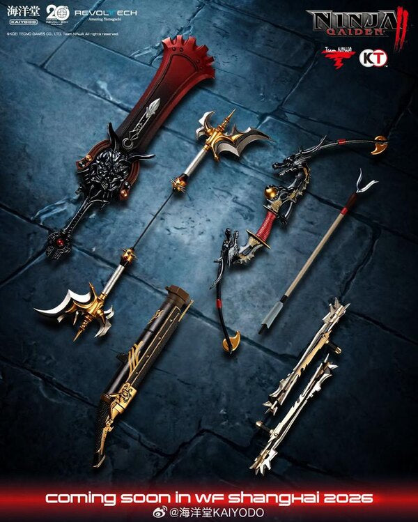 WonderFest 2026 Convention Exclusive Revoltech Amazing Yamaguchi Ninja Gaiden Bloodstained Ver.