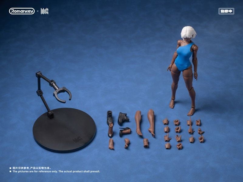Romankey 1/12 UMS004 Super Movable Body Series Mia Black Skin Limited Version