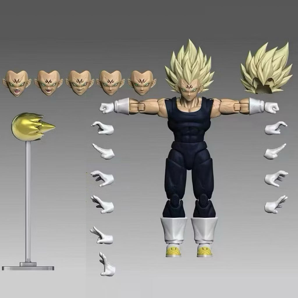 TK x Black Hole Toys Dragon Ball Z 1/12 Majin Vegeta Solemn Valor Demons Awakener