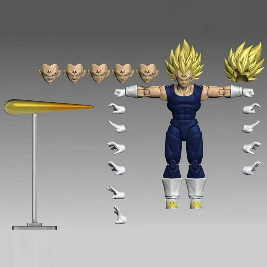 TK x Black Hole Toys Dragon Ball Z 1/12 Majin Vegeta Solemn Valor Demons Awakener