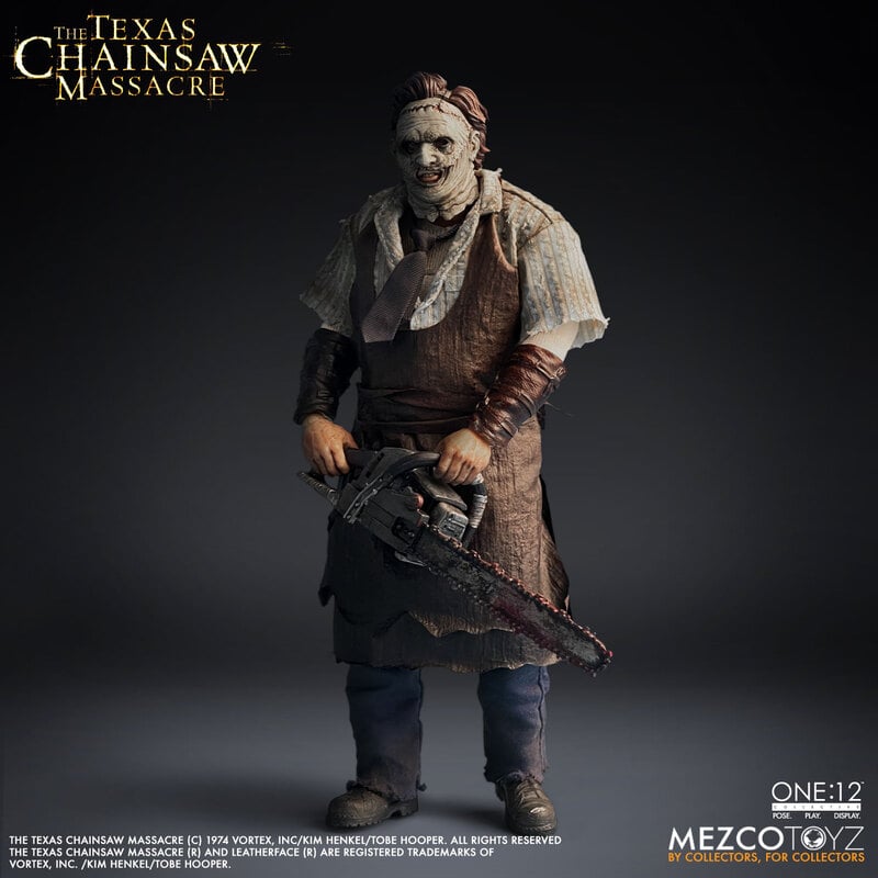 Mezco Toyz: One:12 Collective Designer Series The Texas Chainsaw Massacre (2003): Leatherface [1/12 Scale] Action Figure