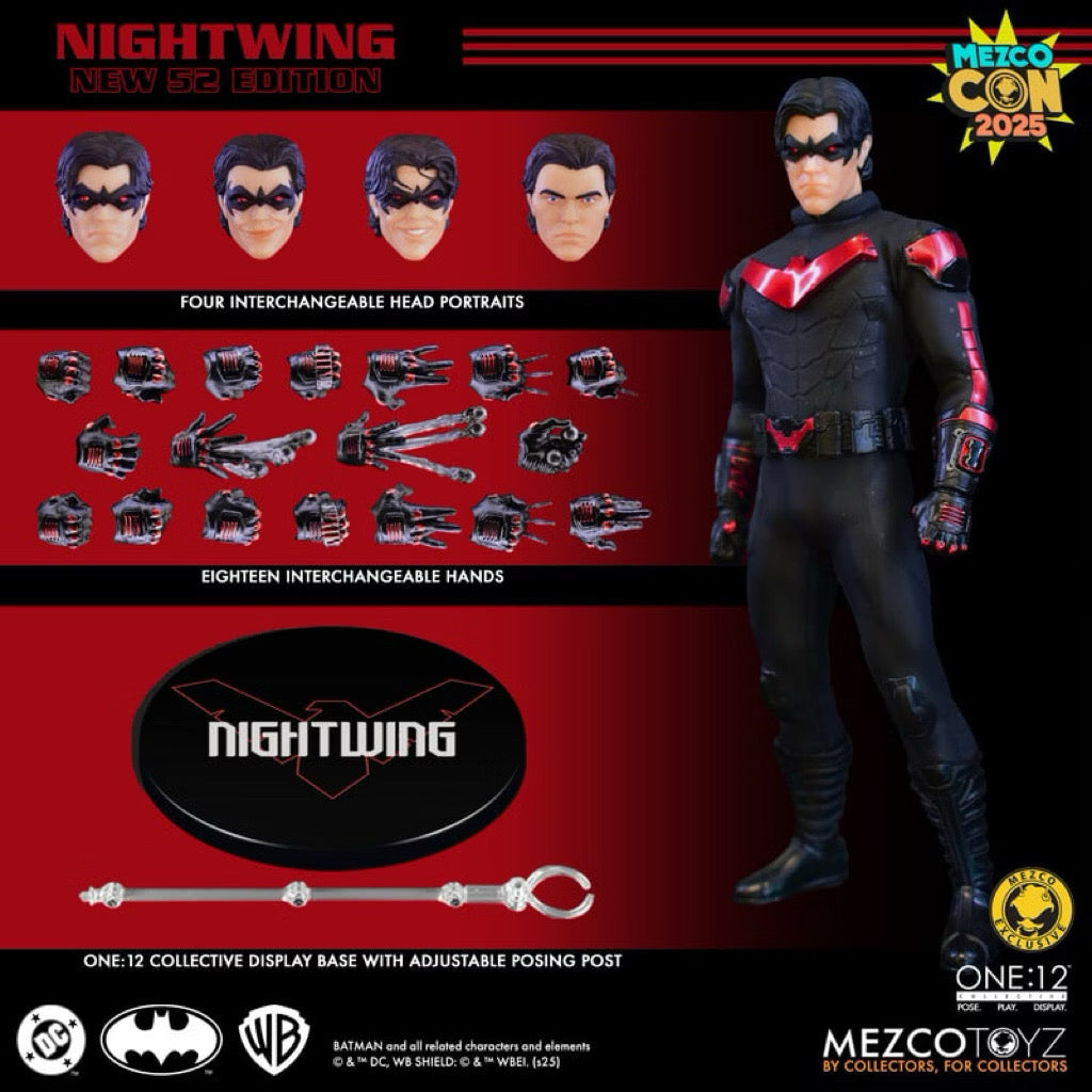 Mezco Toyz ONE:12 COLLECTIVE Nightwing - New 52 Edition LIMITED EDITION