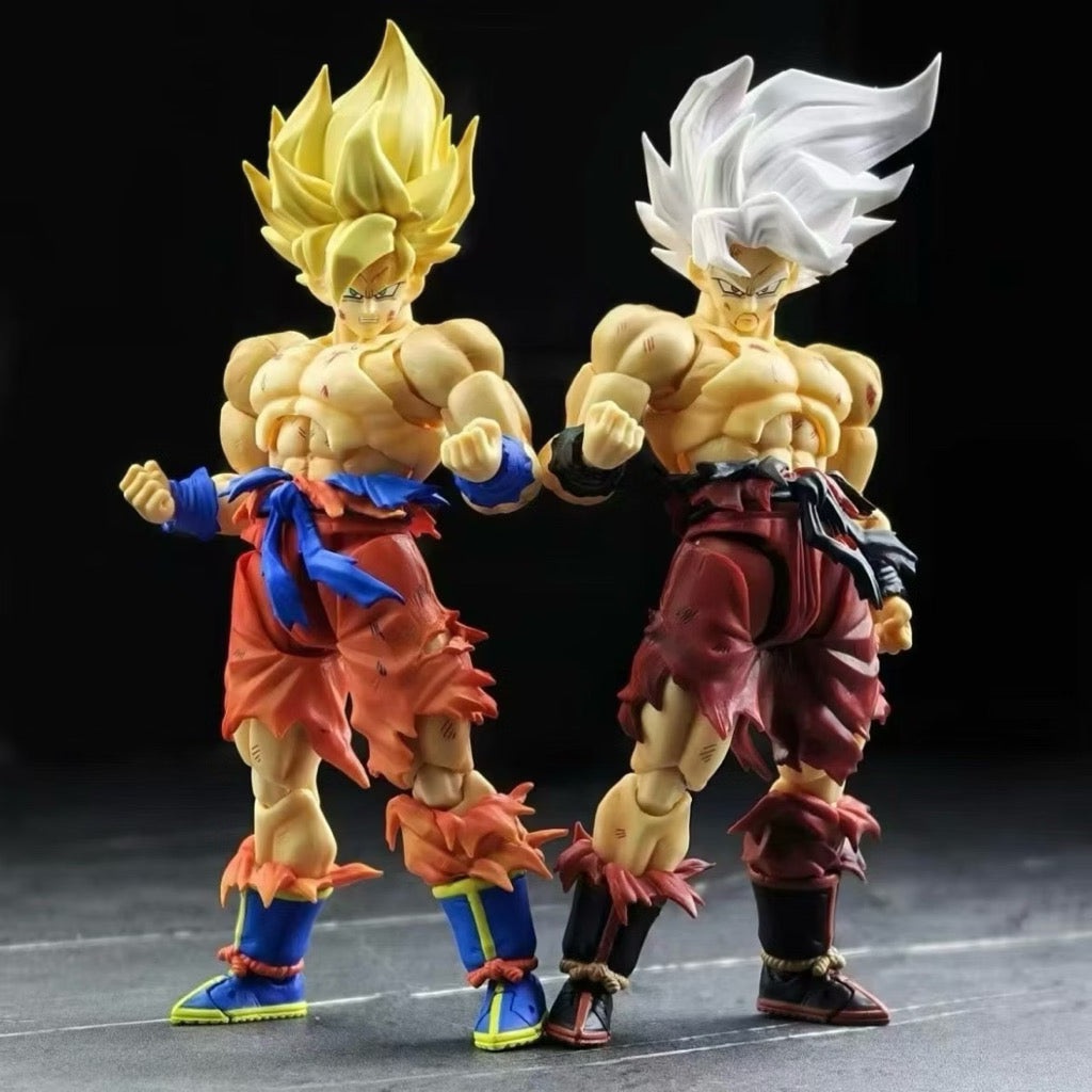 N&T Studio Dragon Ball Unyielding Spirit Super Saiyan Son Goku Battle Damaged 3.0