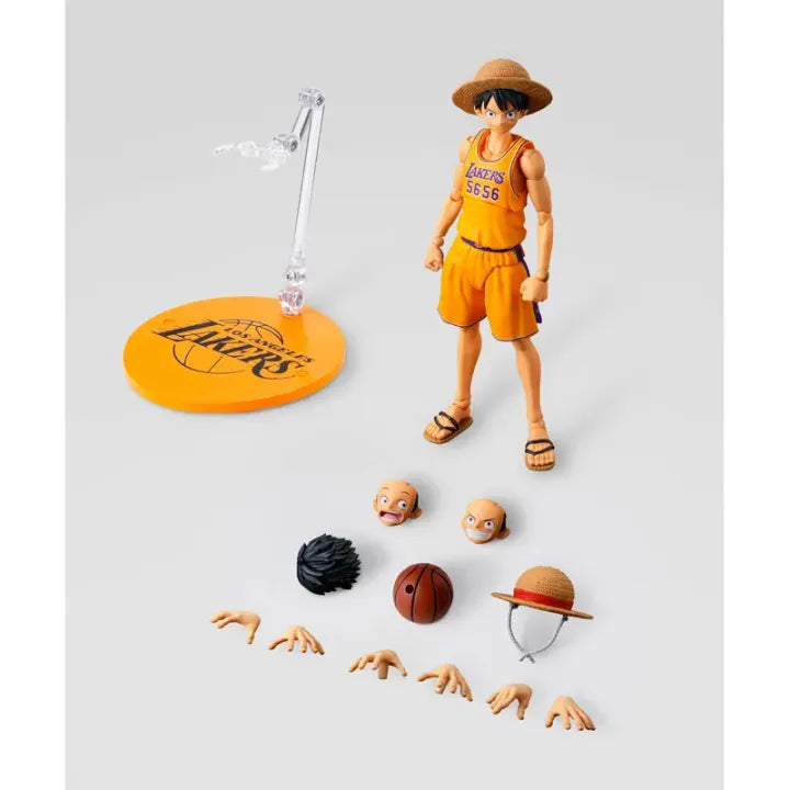 Bandai S.H.Figuarts ONE PIECE×NBA MONKEY.D.LUFFY -LOS ANGELES LAKERS ver