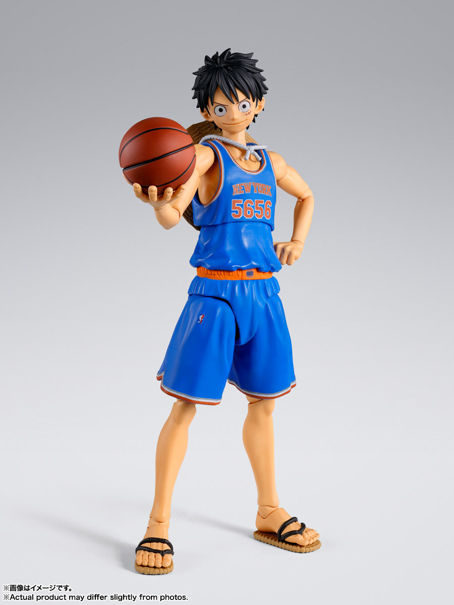 Bandai S.H.Figuarts ONE PIECE×NBA MONKEY.D.LUFFY -NEW YORK KNICKS ver.-