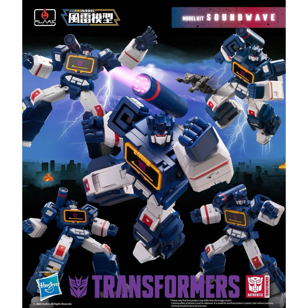Flame Toys Transformers Furai Model Soundwave Kit