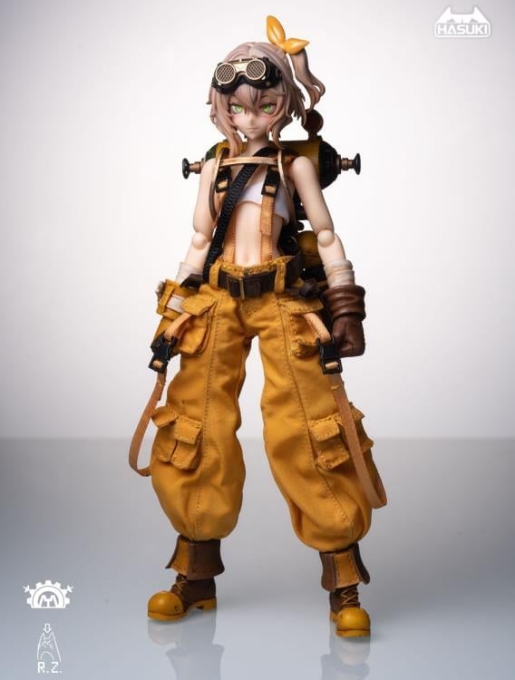 HASUKI: Pocket Art Series (PA007) – Mechanic Fiona [1/12 Scale Articulated Action Figure]