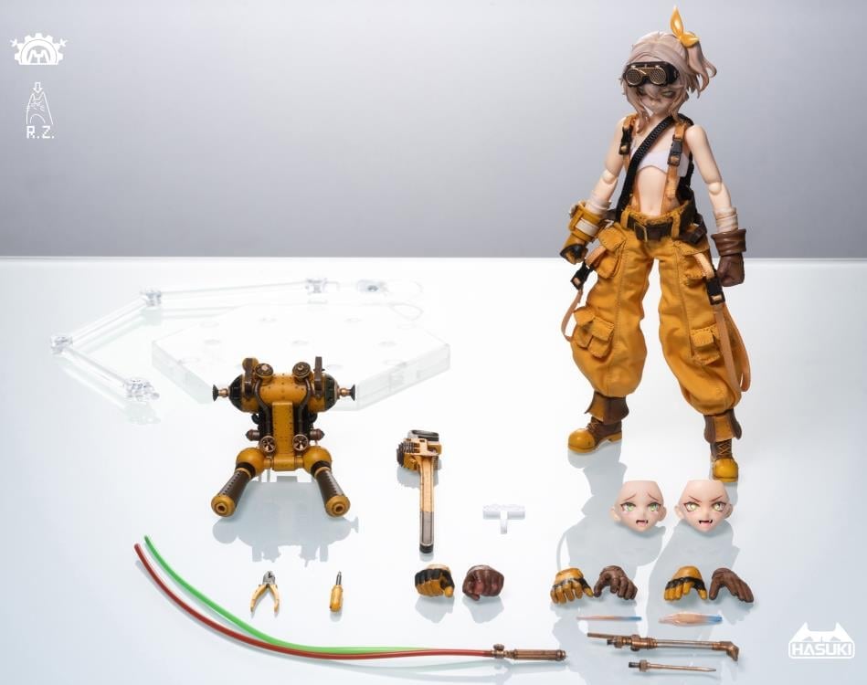 HASUKI: Pocket Art Series (PA007) – Mechanic Fiona [1/12 Scale Articulated Action Figure]