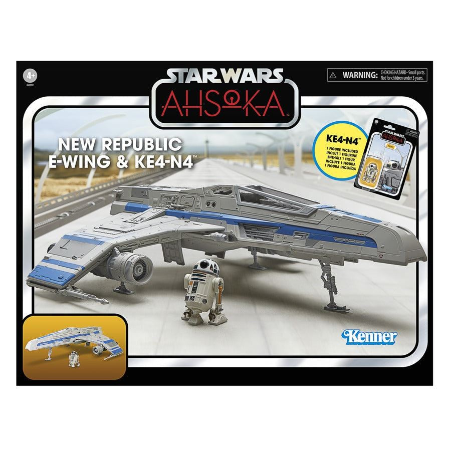STAR WARS The Vintage Collection New Republic E-Wing & KE4-N4