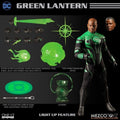 Mezco Toyz: One:12 Collective – DC Comics: Green Lantern (John Stewart) [1/12 Scale Figure]