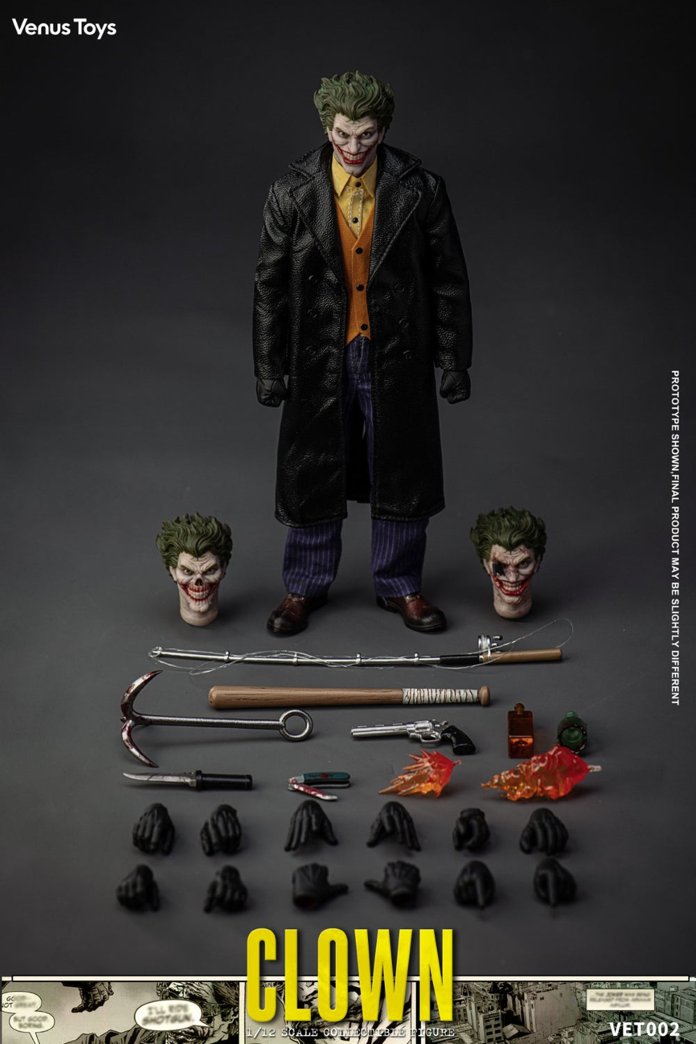 Venus Toys VET002 "The Clown" (1/12 Scale) action figure
