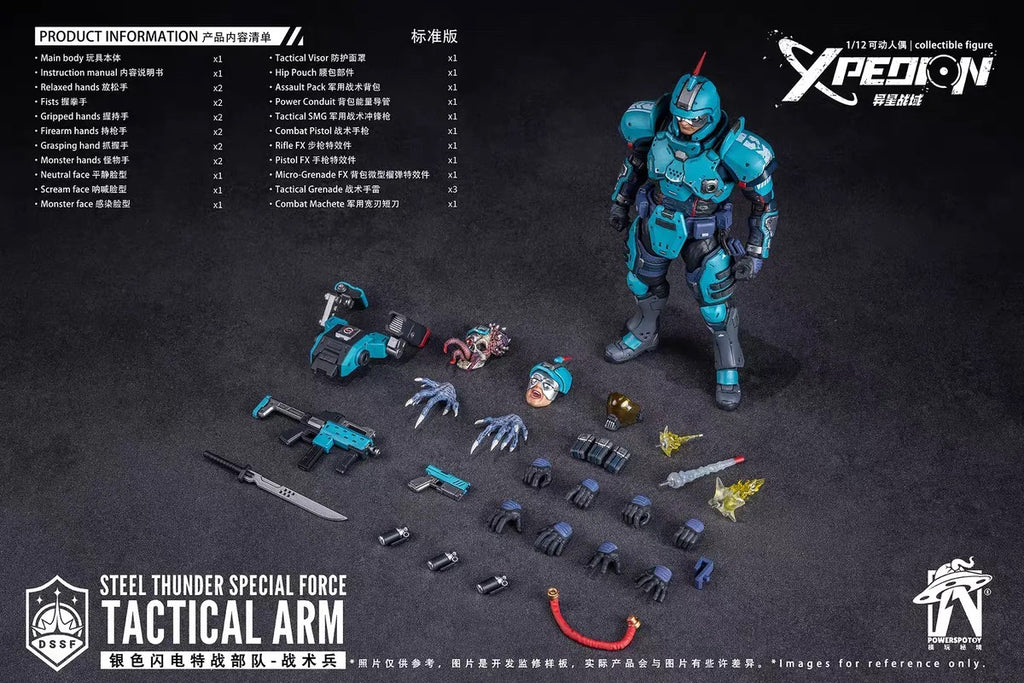 Xpedion Steel Thunder Special Force Tactical-X Tactical Arm 1/12 Scale Action Figure